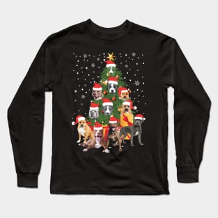 Pitbull Chirstmas Long Sleeve T-Shirt